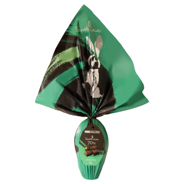 Ovo de P�scoa Bendito Cacao Chocolate 70% 348g